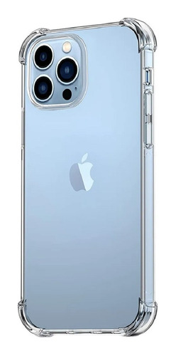 Carcasa Para iPhone 13 Pro Transparente Reforzada + Hidrogel