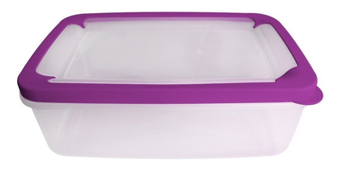 Set De 5 Recipientes Herméticos De 3 Lt Práctico Sellador