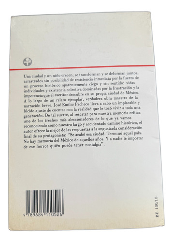 José Emilio Pacheco, Las Batallas En El Desierto (Usado)