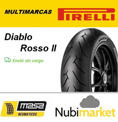 Cubiertas Pirelli 100/80 R17 Tl Diablo Rosso 2 Nubimarket