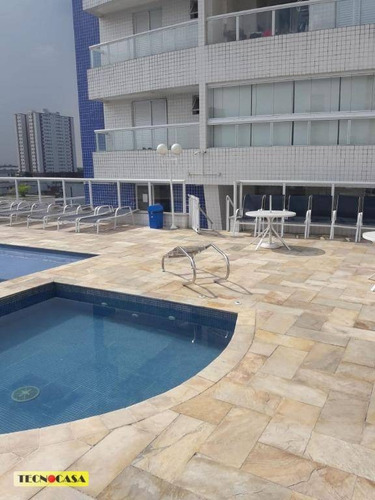 Excelente Apartamento Com 02 Dormitórios Para Venda Com 92 M² No Bairro Vila Tupi Em Praia Grande/sp. - Ap6473