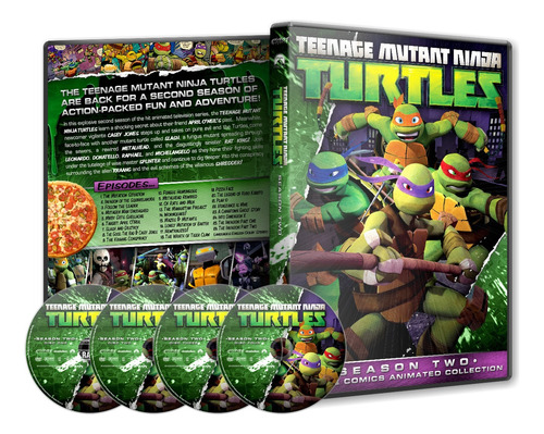 Las Tortugas Ninja 2012 Serie En Dvd Latino/ingles