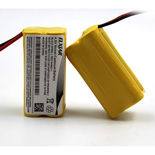 (paquete De 2) Batería Recargable Nicd Aaa De 4.8v 300...