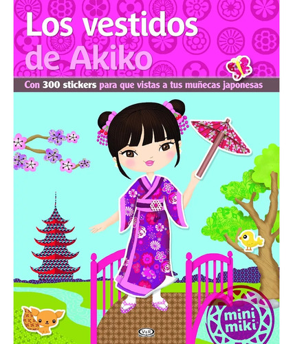 Vestidos De Akiko V&r Editoras Calcomanías Muñecas Japonesas