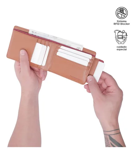 Billetera Krispo En Pu Leather Con Rfid Blocker Color T75