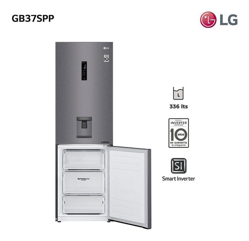 Imagen 2 de 11 de Heladera LG Pollux Dispensador Inverter Gtia 10 Años Pcm