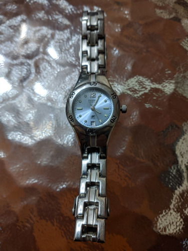 Reloj Fossil Blue Am-3861 Genuino Acero Inoxodable (Usado)