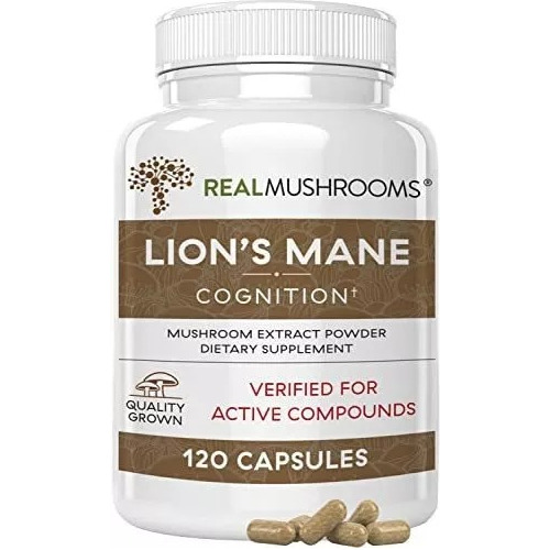 Lions Mane Brain And Focus Supplements - Mushroom (120 Coun