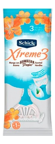 Schick Xtreme3 Hawaiian Tropic Maquina De Afeitar 1u