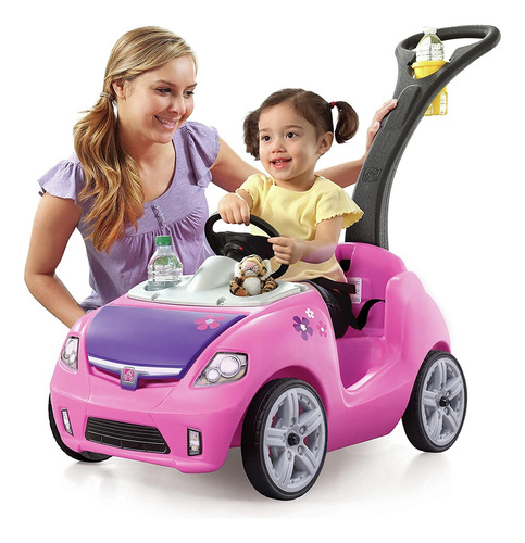 Carrito Montable Rosa Para Niñas  