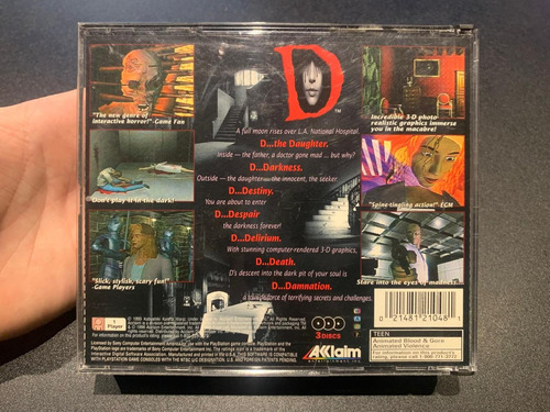 D Sony Playstation Ps1 (Usado)