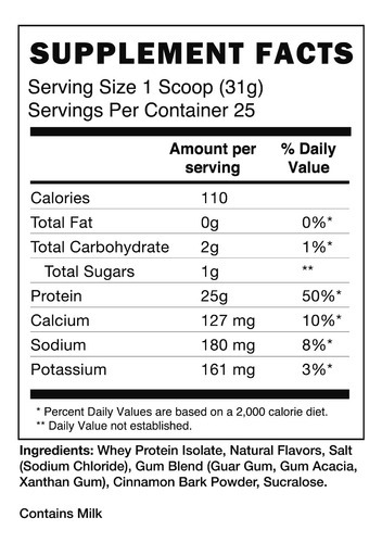 Proteína isolada Cbum Raw Nutrition, 1,72 libras, biscoito de aveia e baunilha com todos os sabores