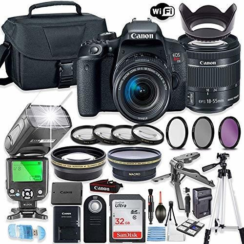 Canon Eo Rebel T7i Lente Camara Reflex Digital Ef