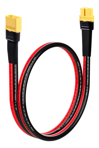 Yiec Zan 10awg 2ft Xt60 Cable De Extension Xt60h Macho A Hem