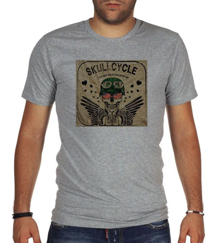 Remera De Hombre Skull Cycle Im Not Dead Believe Me