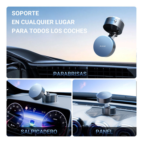 Soporte Magnético Celular Auto Para MagSafe De Ventosa Para Telefono Automovil