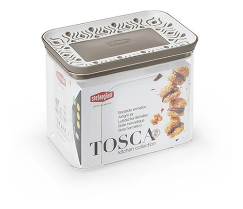 Hermético Contenedor Rectangular De Alimentos Italiano 1.2 L
