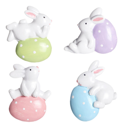 4pcs Pegatizas De Refrigerador En Forma De Con Huevo