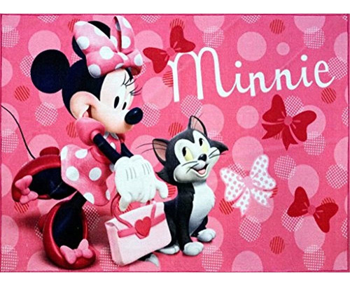 Alfombra De Minnie Mouse De Disney Con Figaro Cat Hd Digital