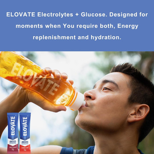 Elovate 15 - Mistura Para Bebida Eletrolítica Com 8 Gramas D