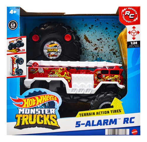 Hot Wheels 5 Alarm Rc Escala 1:24 Auto Control Remoto