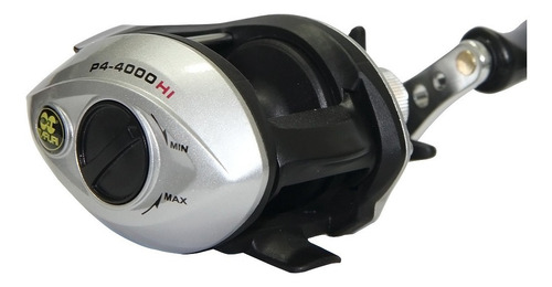 Imagem 9 de 9 de Kit Pesca Carretilha P4 4000 Maruri 4 Rolamentos + Vara 1,68