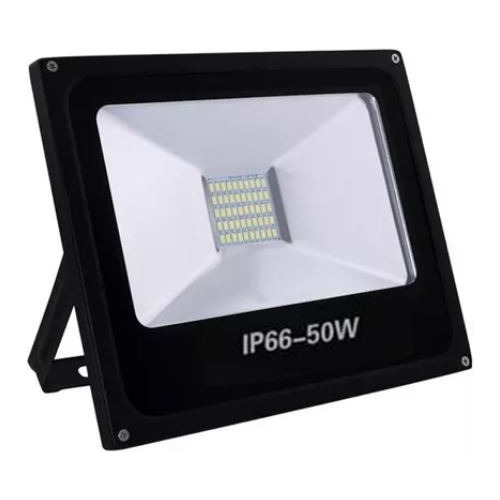 Foco Reflector Led Exterior 50w Ip66 4,500lm 50000 Horasvida