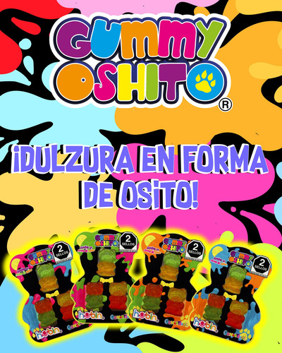 Hubin Gummys Ositos Pack Caja Con 30 Pzas