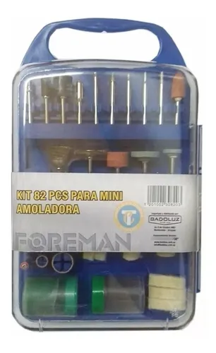 comprar Kit Set Para Mini Torno Amoladora Foreman Fresas 82 Pzas