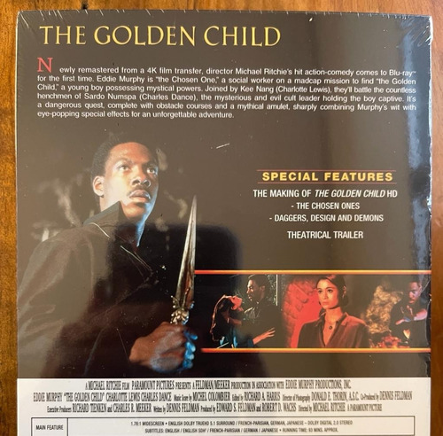 Bluray O Rapto Do Menino Dourado - Eddie Murphy - Lacrado