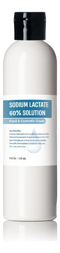 Lactato De Sodio 60% (8 Onzas / 8.0 Fl Oz) Liquido De Lactat