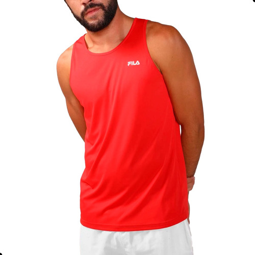 Camiseta Regata Masculina Fila Esportiva Basic Sports Leve