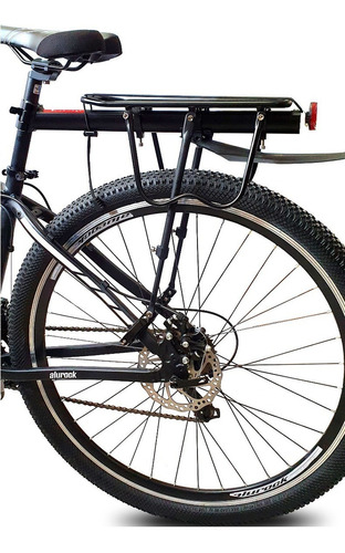 Portabultos Parrilla Bicicleta Aluminio Bloqueo Reforzada