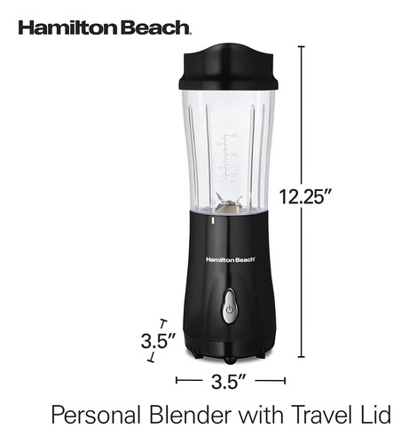 Liquidificador portátil Hamilton Beach para batidos e batidos