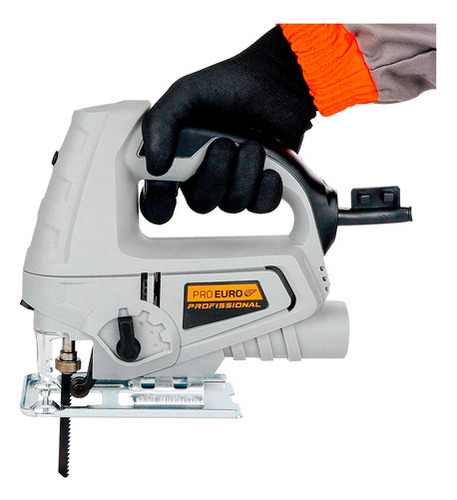 Kit Serra Tico Tico 710w Profissional Cinza 60Hz + Bolsa De Ferramentas Reforçada Pró Euro 127v