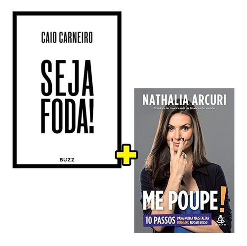 Kit De Livros Seja Foda! + Me Poupe - Envio Rápido 