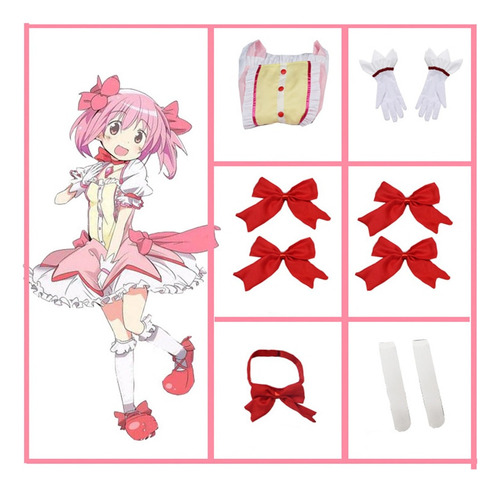 1 Disfraz De Anime Puella Magi Madoka Magica Kaname For