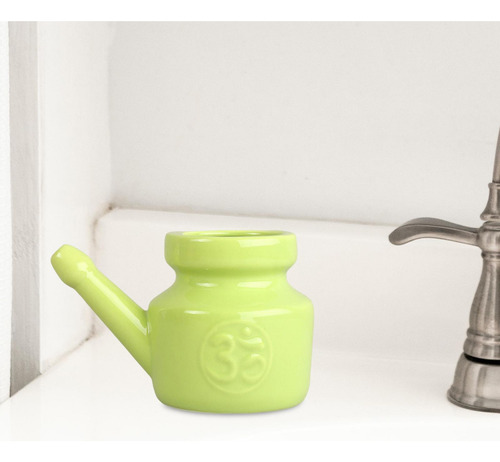 3 Neti Pot De Cerámica Sinus Rinse Pot Bote De Verde Verde