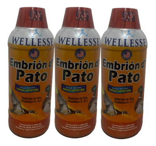 Embrion De Pato X1000ml X3 - Unidad a $36000