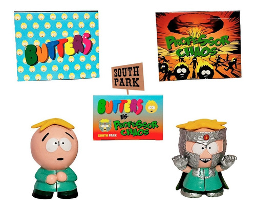 Figuras South Park Butters Vs. Professor Chaos Originales