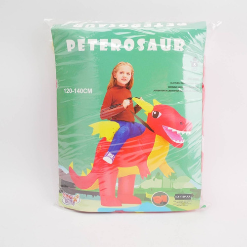 Imagen 6 de 7 de Disfraz Inflable Dinosaurio Para Niños Halloween