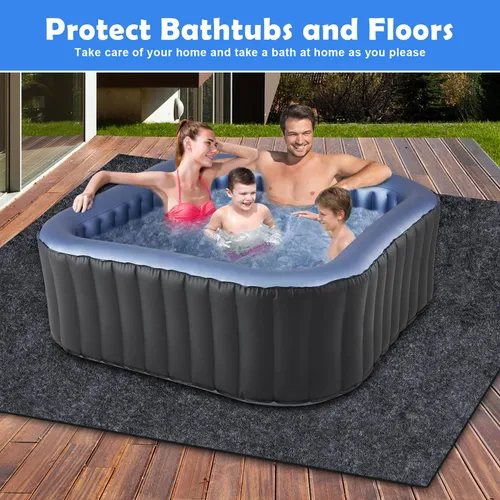 Tapete Inflable Extra Grande Para Banera De Hidromasaje De 1