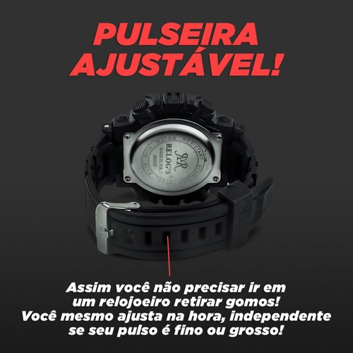 Relógio Masculino Original Caixa Prova D´água Barato