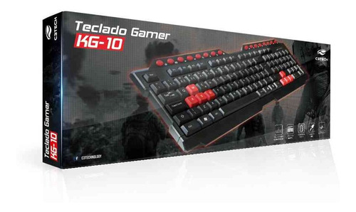 Teclado Usb Gamer C3 Tech Kg-10bk