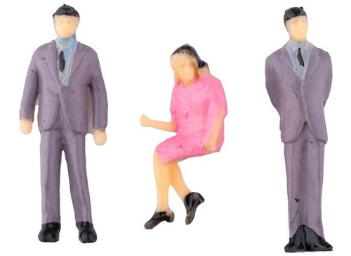 Imagen 2 de 8 de Personitas Para Maqueta O Casa De Muñeca Pack 12 Un.