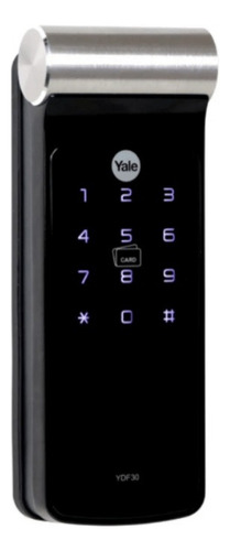 Fechadura Eletrônica Digital Yale Ydf 30 Lingueta Tubular 110V/220V