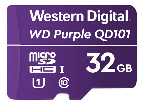 Digital Sc Qd101 Micro Sd Card 32gb Wd Purple Camara