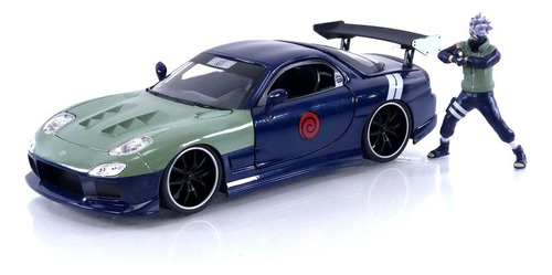 Jada Toys Naruto 1:24 1995 Mazda Rx-7 - Coche Fundido A Pres