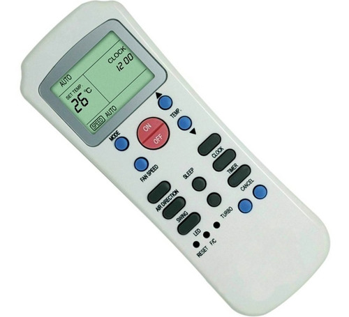 Imagen 1 de 5 de Control Remoto R14a/e Aire Acondicionado Surrey Carrier R14