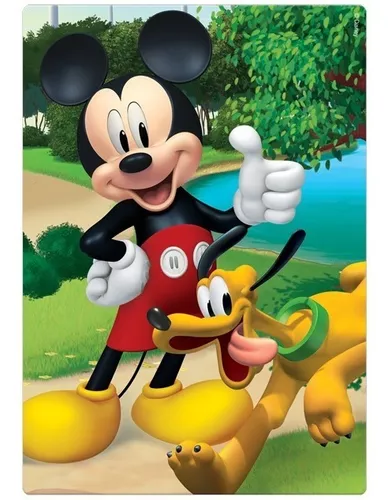 Quebra Cabeça Disney Junior Mickey E Pluto 60 Peças Jak